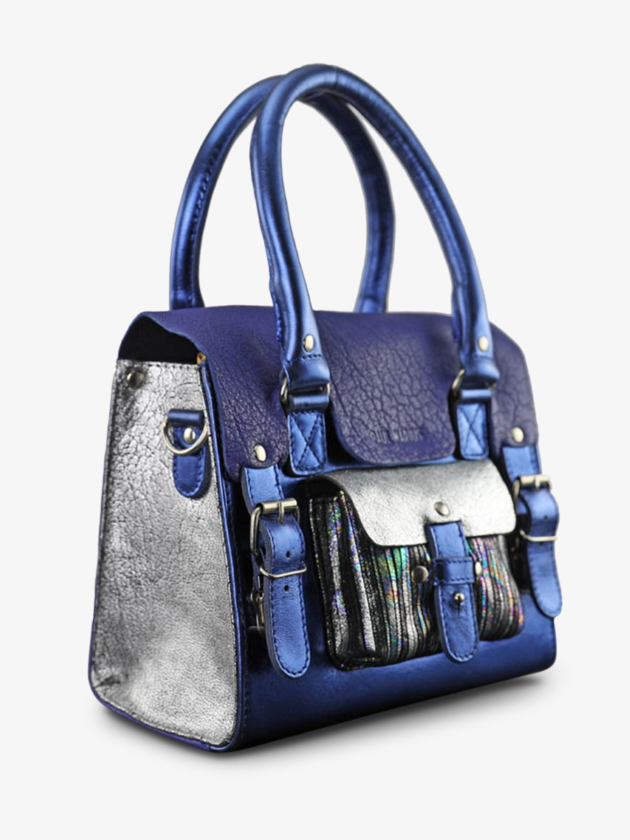 leather shoulder bag for woman LeRive Gauche S Cosmos PAUL MARIUS