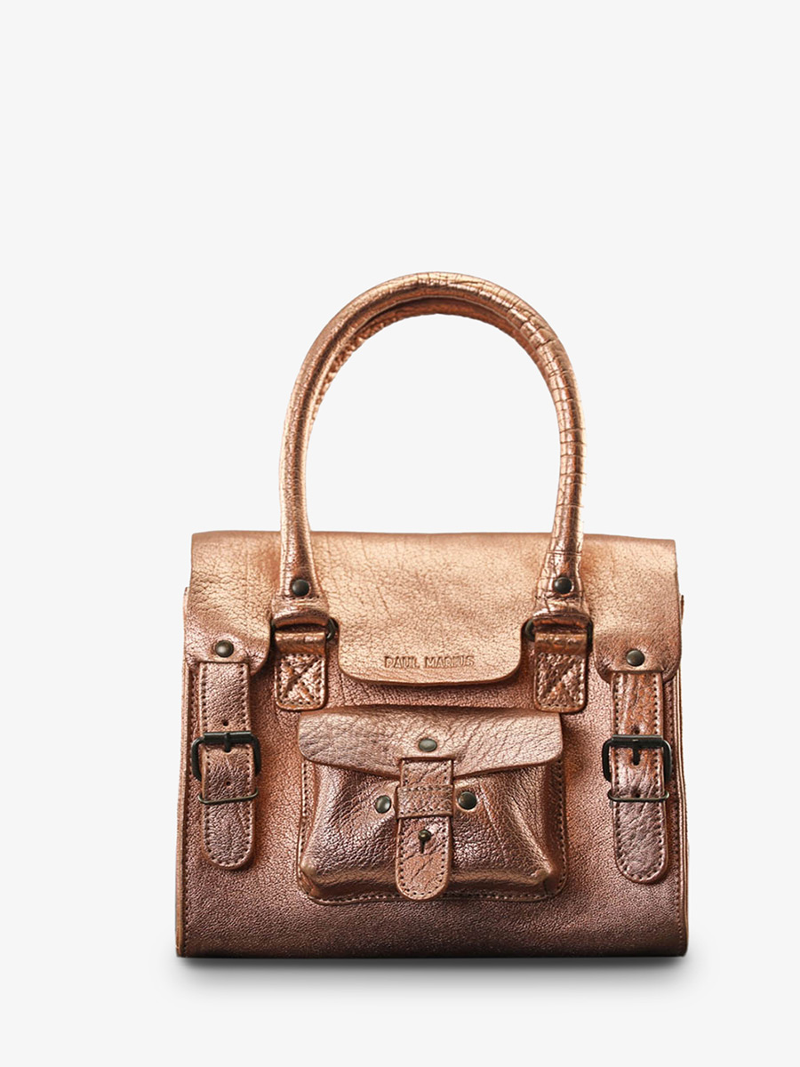 leather-shoulder-bag-for-woman-pink-gold-front-view-picture-lerive-gauche--s-rose-gold-paul-marius-3760125342047