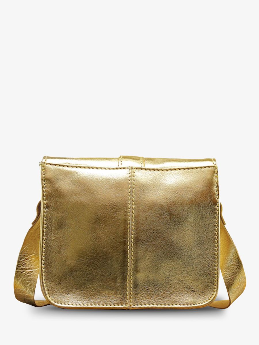 small leather shoulder bag for woman Gold L Essentiel Gold PAUL MARIUS