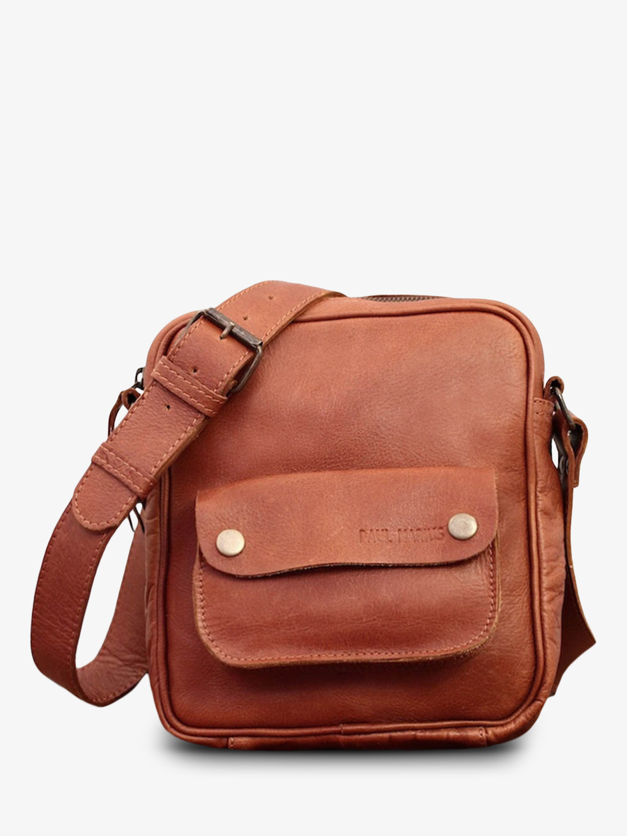 leather-shoulder-bag-for-men-brown-front-view-picture-lesaint-marc-light-brown-paul-marius-3760125331287