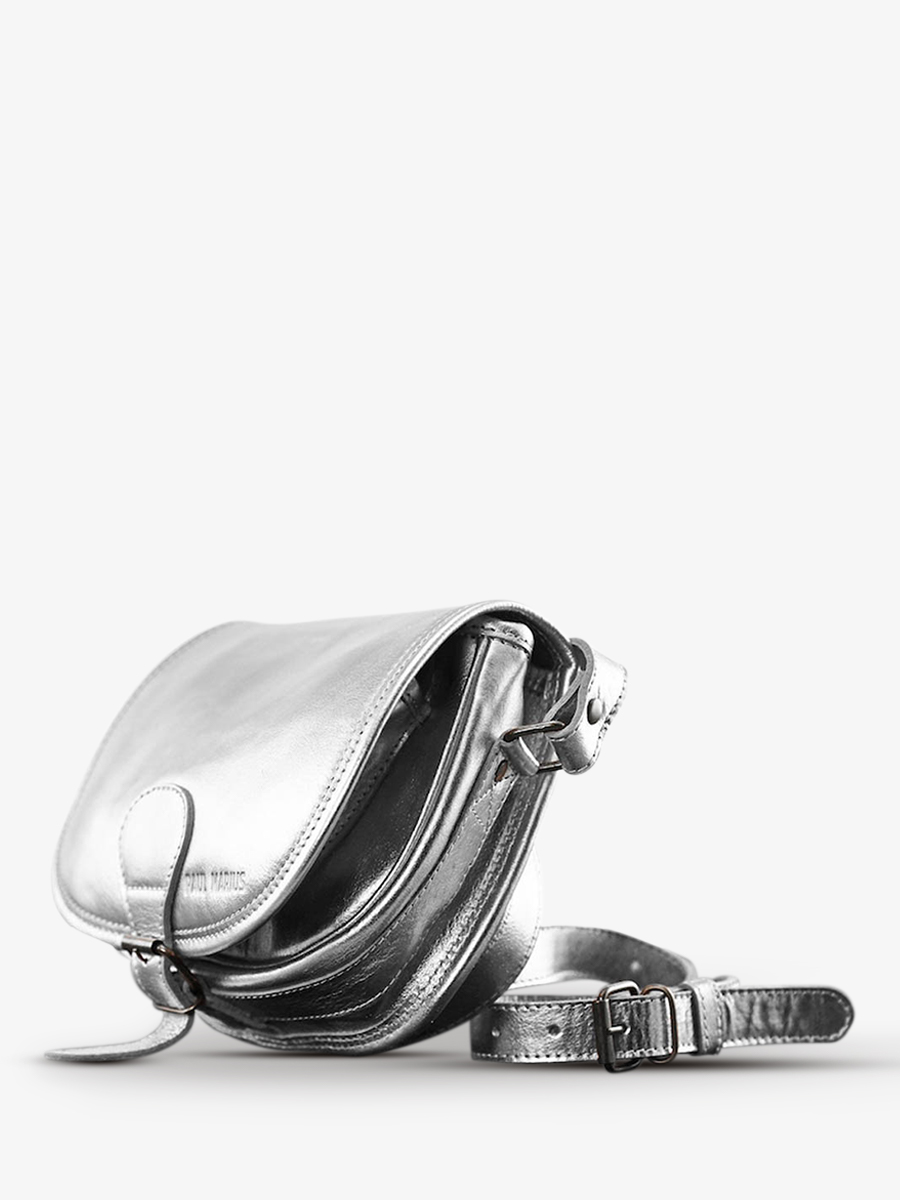 leather-shoulder-bag-for-woman-silver-side-view-picture-lebohemien-argente-paul-marius-lebohemien