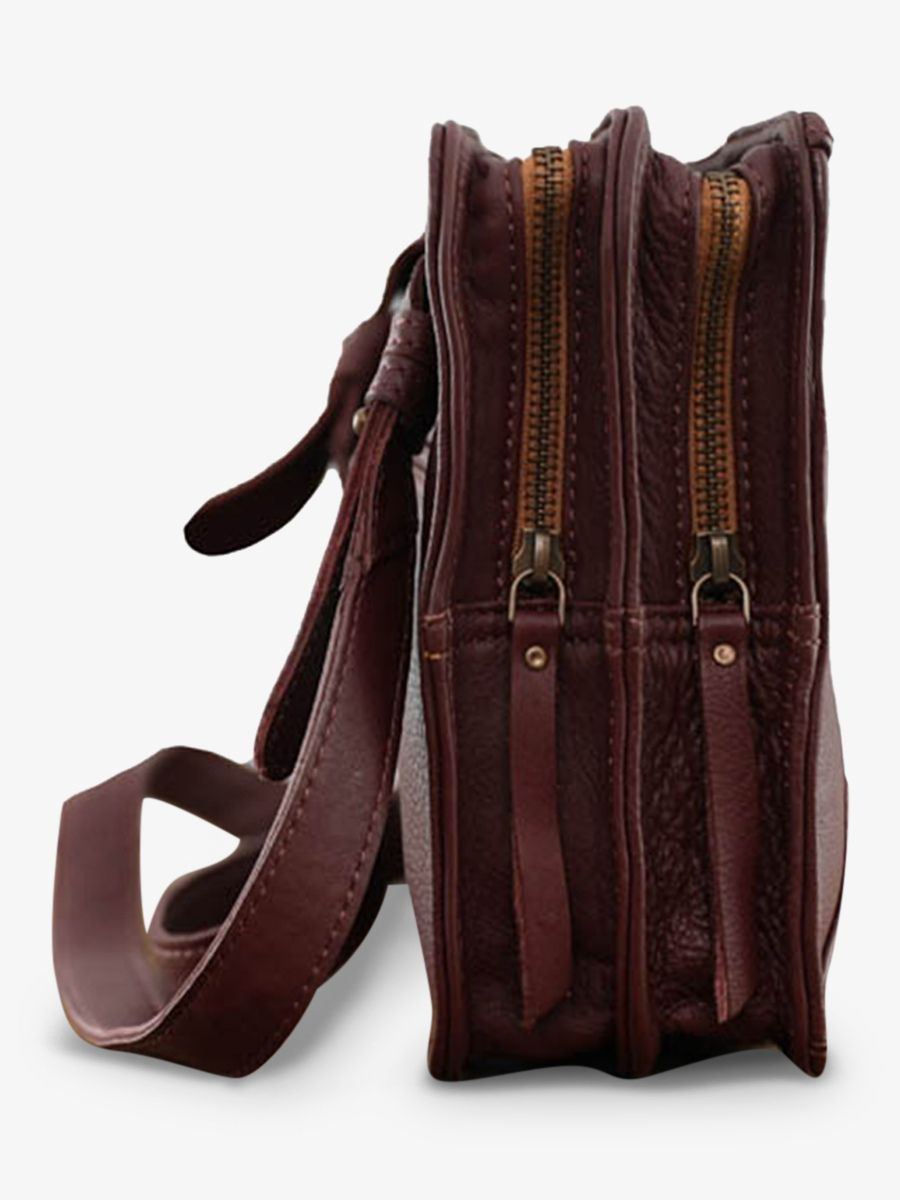 Sac outlet cuir prune