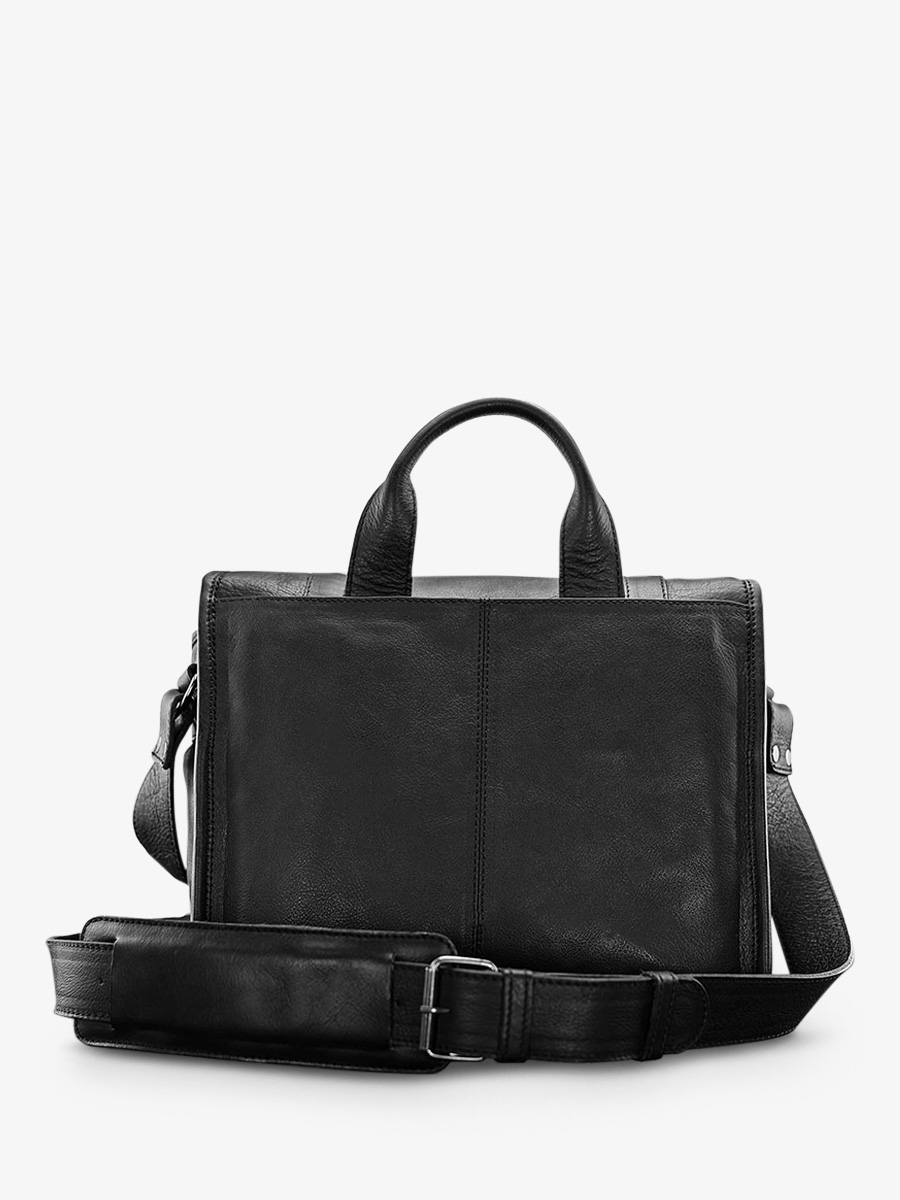 leather camera bag Black LePetitReporter Black PAUL MARIUS