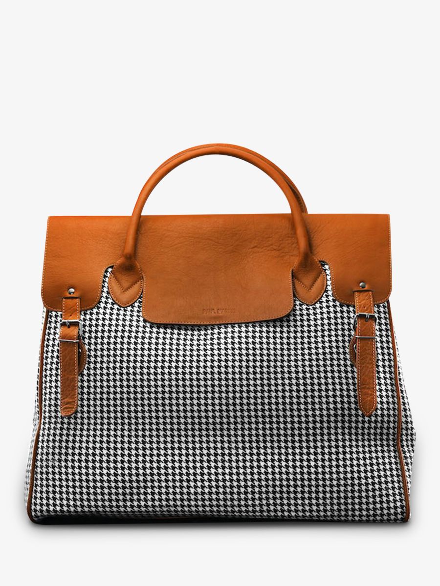 big-leather-travel-bag-for-men-orange-front-view-picture-rouen-delhi-grand-prix-tangerine-paul-marius-3760125347462