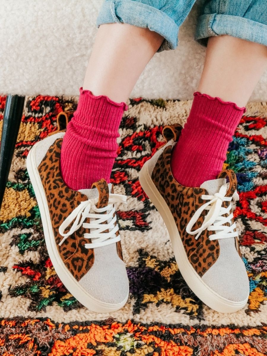 Yarn best sale print sneakers