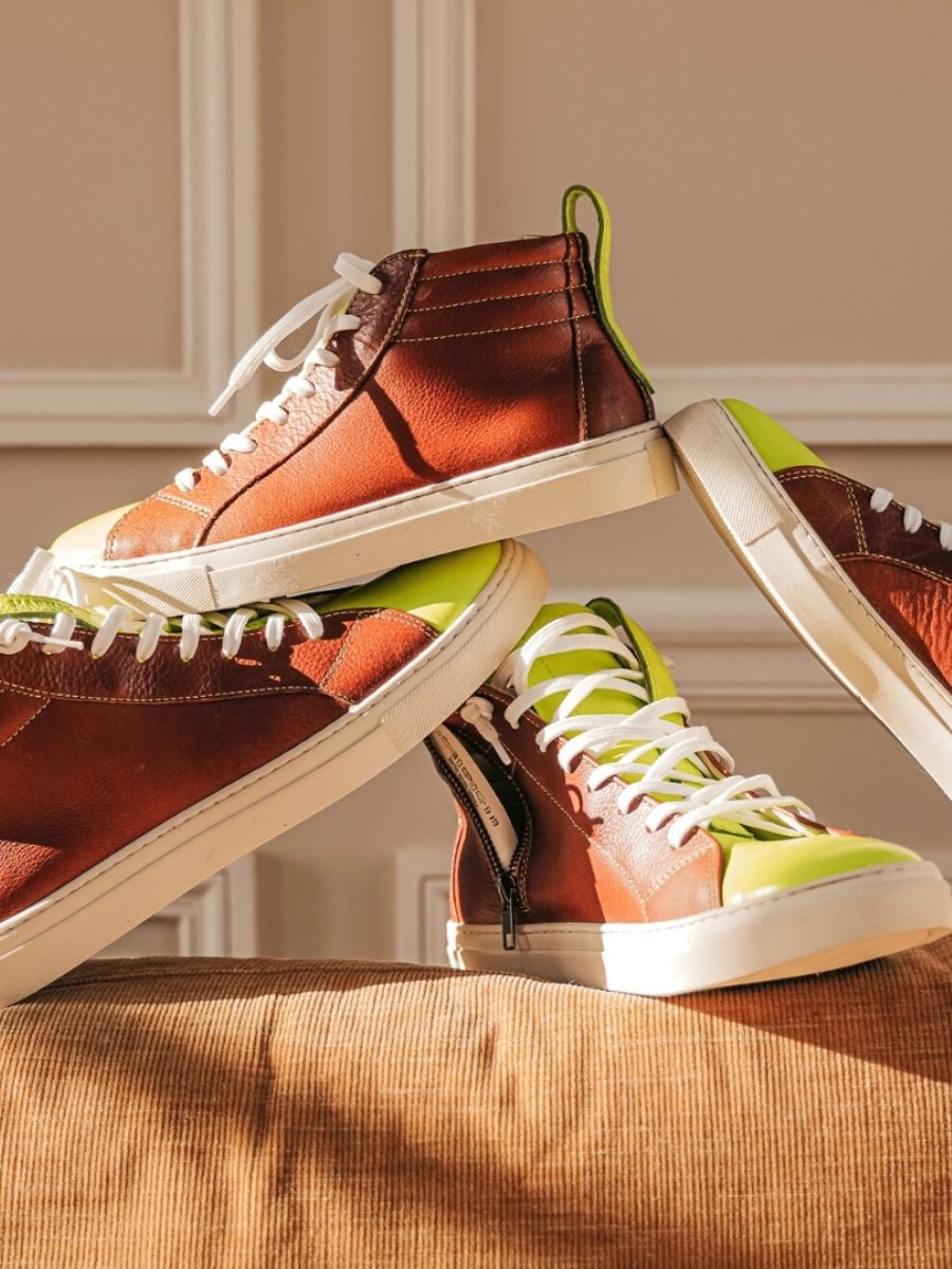 Womens neon yellow sneakers online