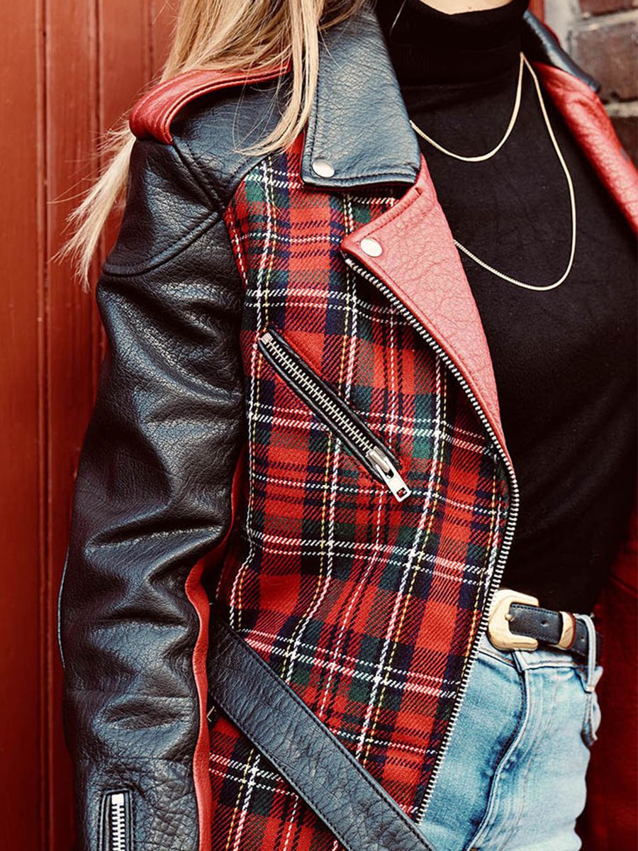 Tartan ladies jacket on sale