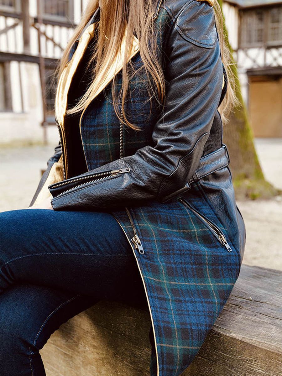 leather-women-jacket-trench-green-front-view-picture-letrench-green-tartan-paul-marius-3760125346793