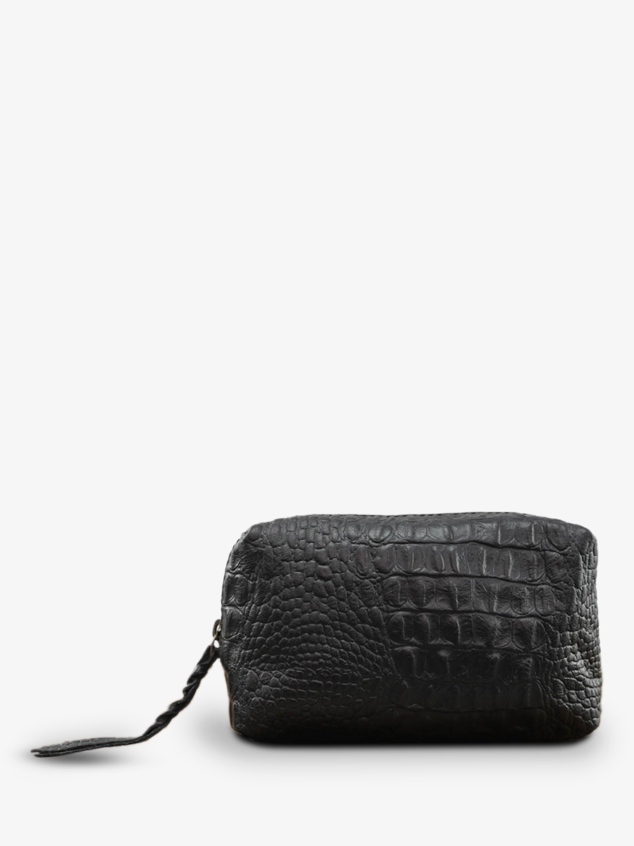 toiletry-bag-for-women-black-front-view-picture-adele-python-black-paul-marius-3760125337692