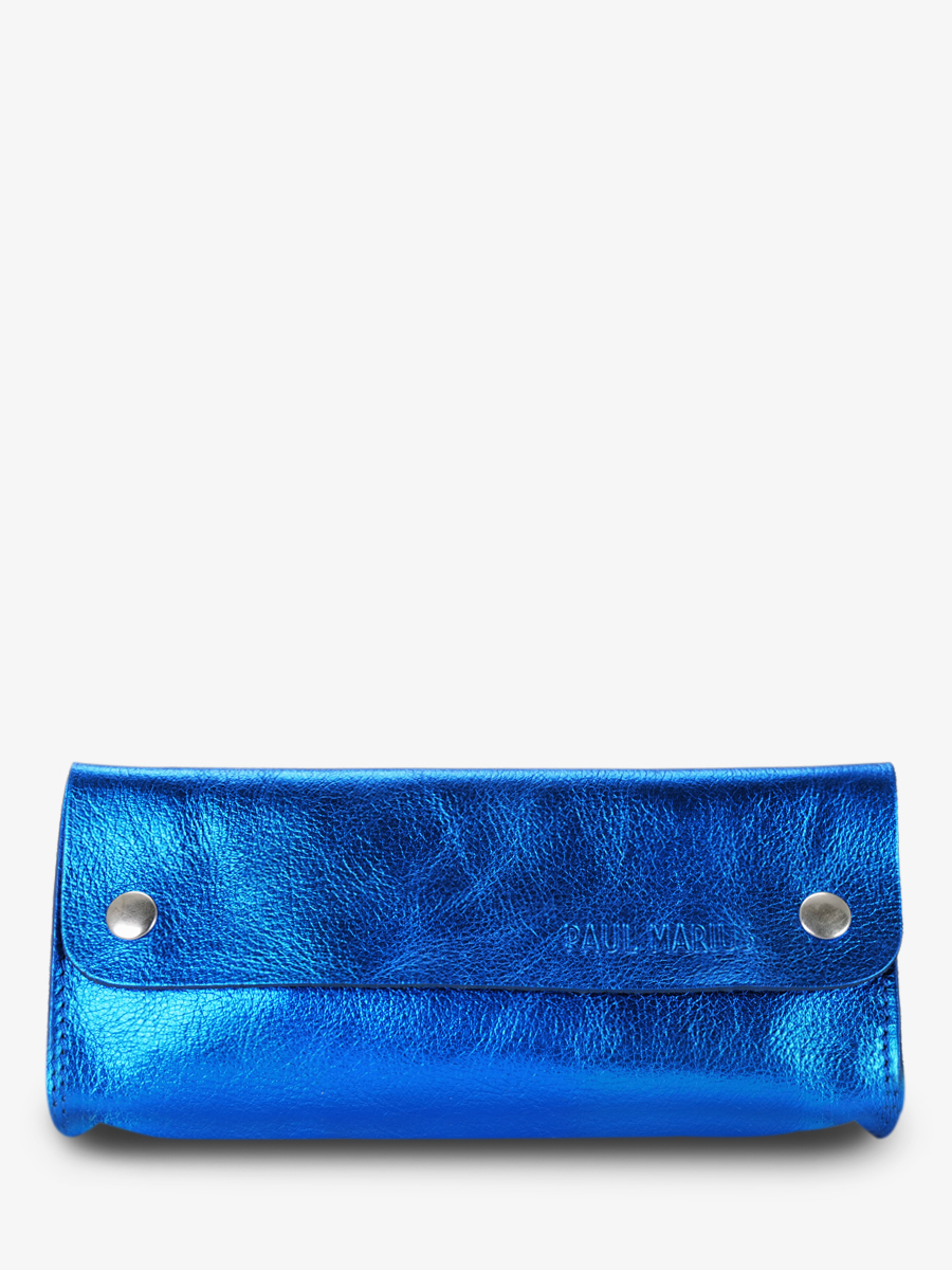 leather-pencil-case-for-women-blue-front-view-picture-latrousse-de-paul-ultraviolet-paul-marius-3760125357751