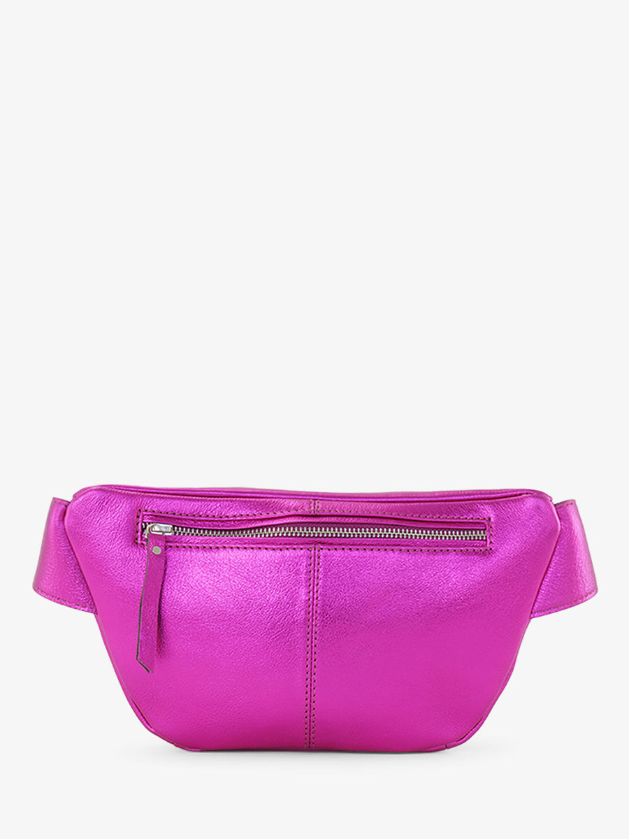 Pink leather online fanny pack