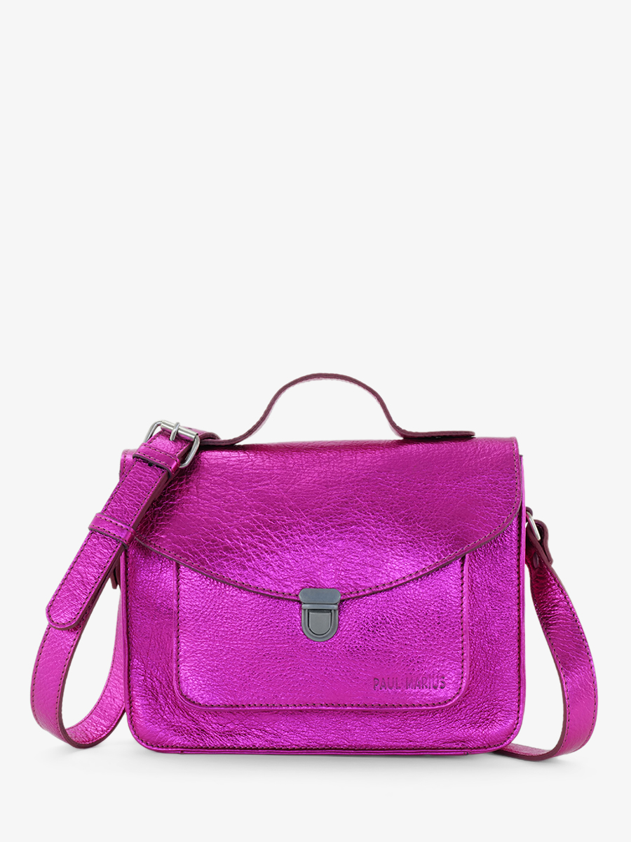 leather-cross-body-bag-for-women-pink-front-view-picture-mademoiselle-george-ultraviolet-paul-marius-3760125357676