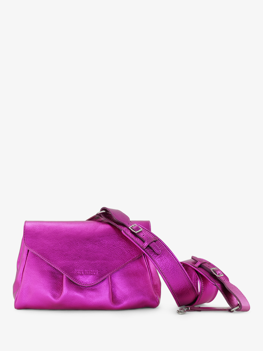 leather-cross-body-bag-for-women-pink-front-view-picture-suzon-m-ultraviolet-paul-marius-3760125357690