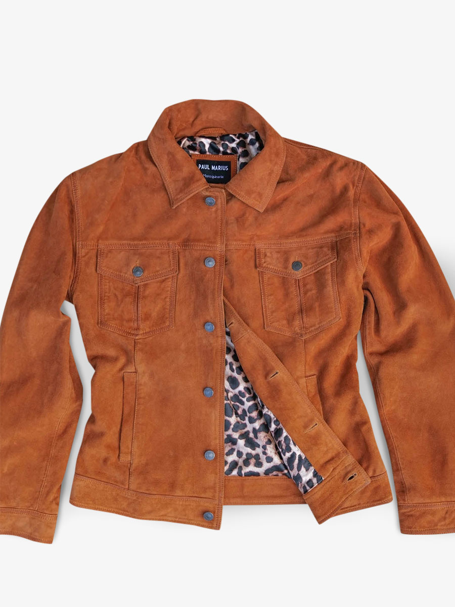 Mens cognac shop suede jacket