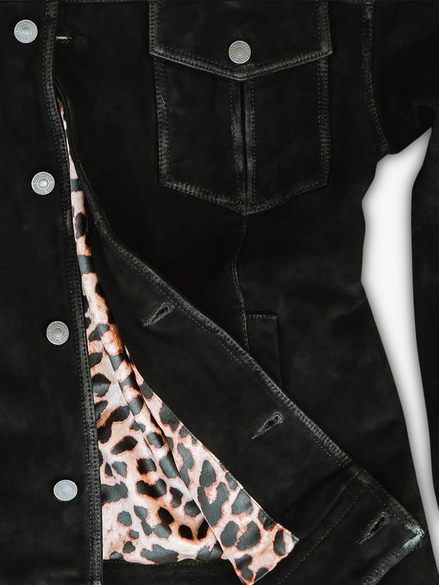 Blk dnm outlet suede jacket