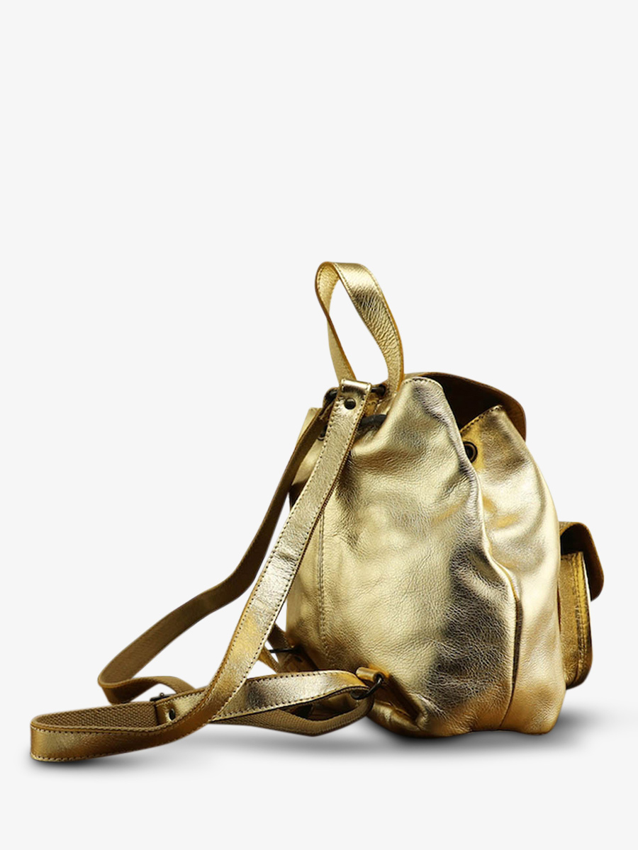 leather-backpak-for-woman-gold-side-view-picture-lebaroudeur-gold-paul-marius-3760125336435