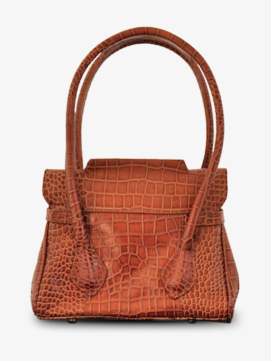leather-handbag-for-woman-brown-rear-view-picture-colette-s-alligator-cocktail-amber-paul-marius-3760125355696