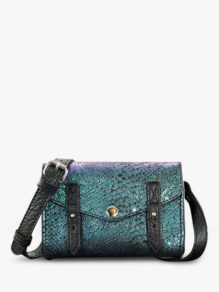 shoulder-bag-for-woman-blue-green-front-view-picture-le-mini-indispensable-boreal-paul-marius-3760125346212