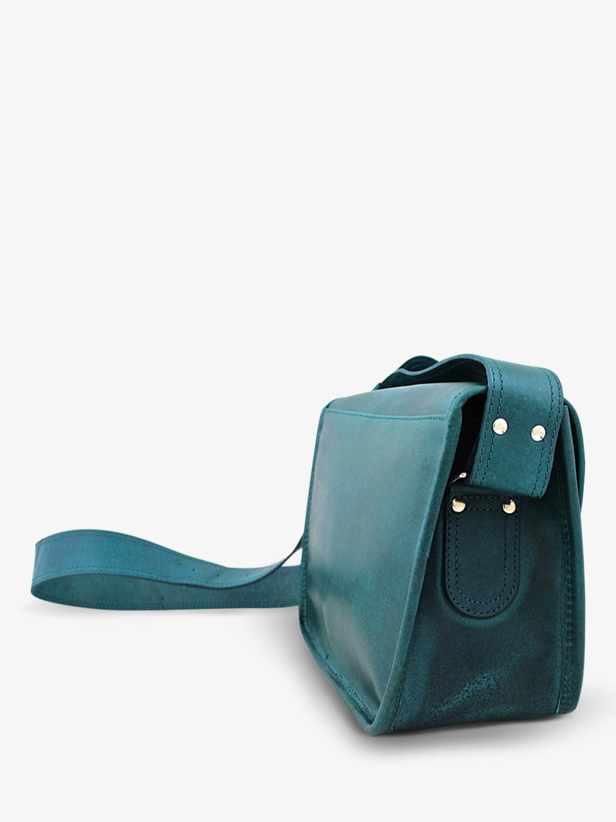 Sac bandoulière bleu store canard