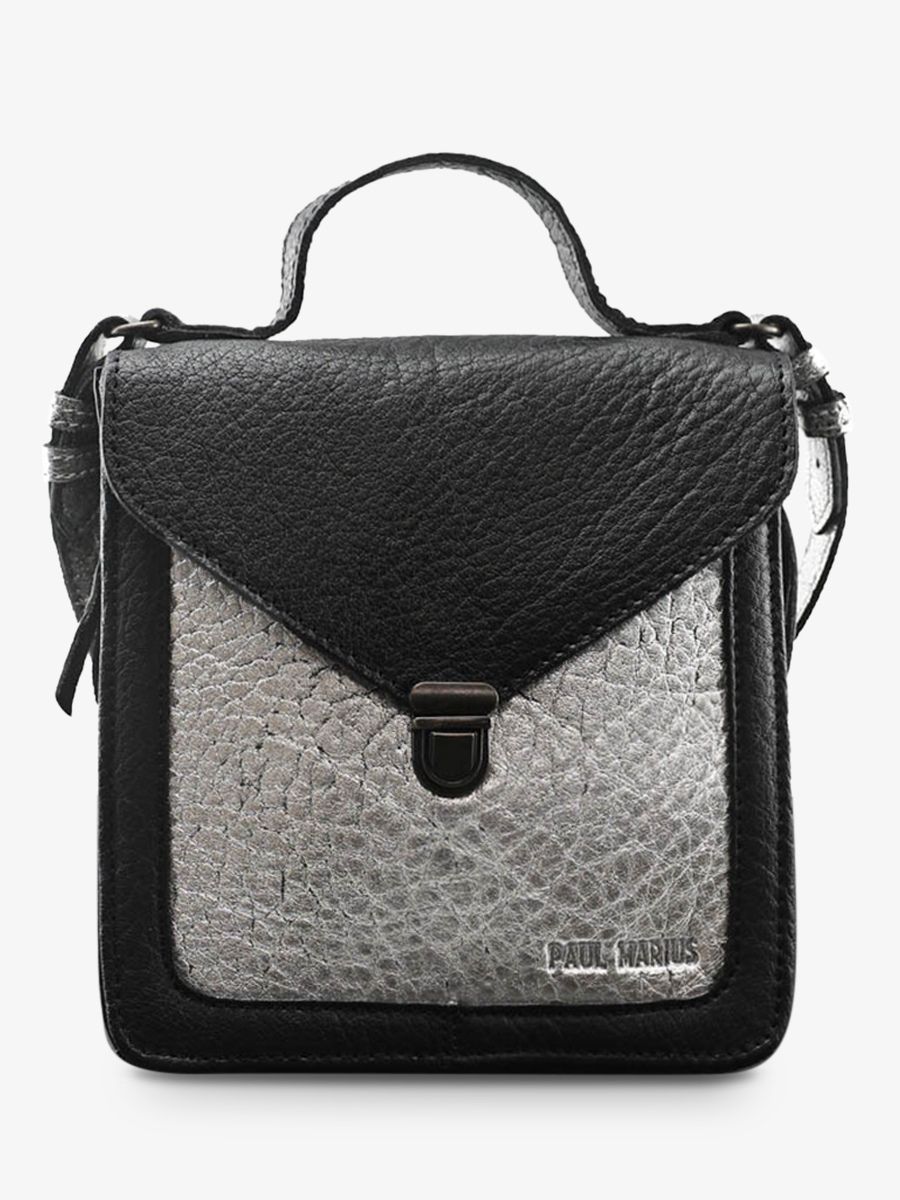 small-leather-shoulder-bag-for-woman-silver-black-side-view-picture-mistinguette-silver-black-paul-marius-3760125338934