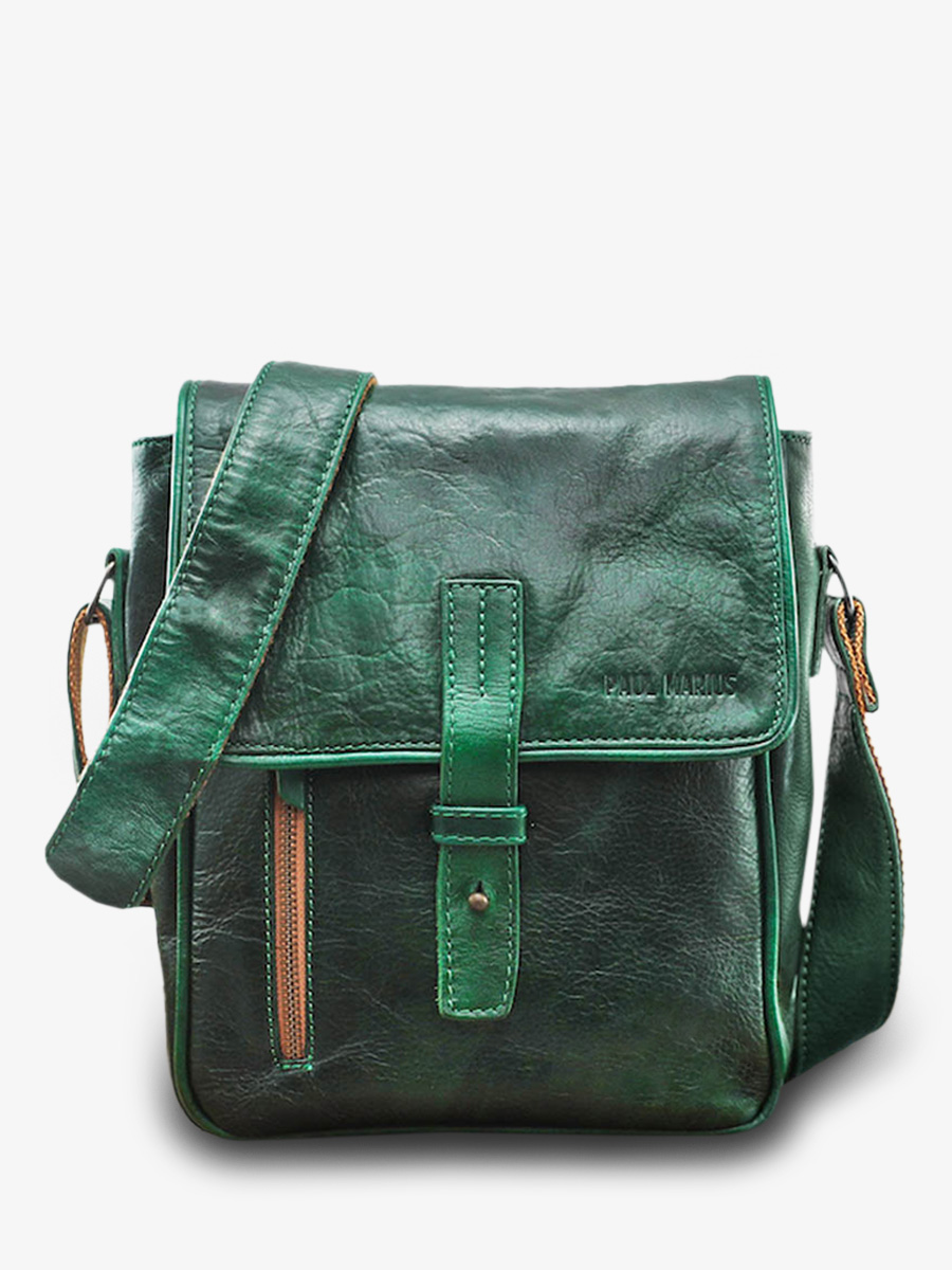 shoulder-bags-for-men-green-front-view-picture-laventurier-oily-emerald-paul-marius-3760125337876