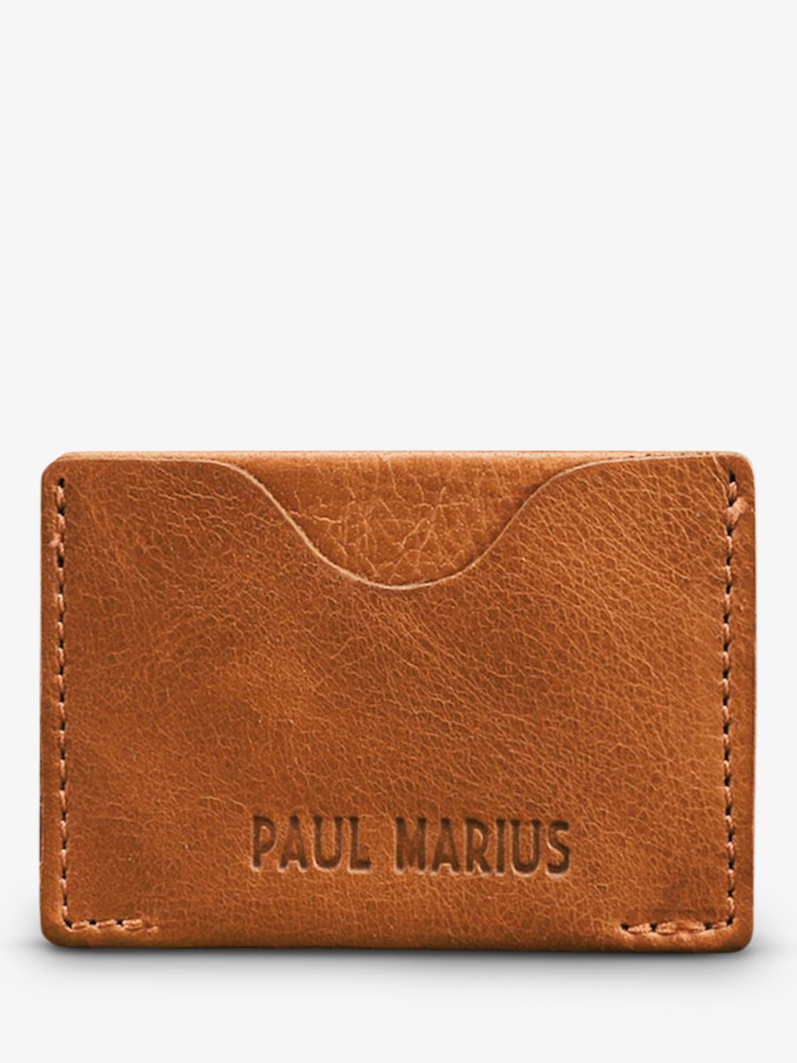 leather-card-holder-brown-front-view-picture-leporte-cartes-gabin-light-brown-paul-marius-3770003007050