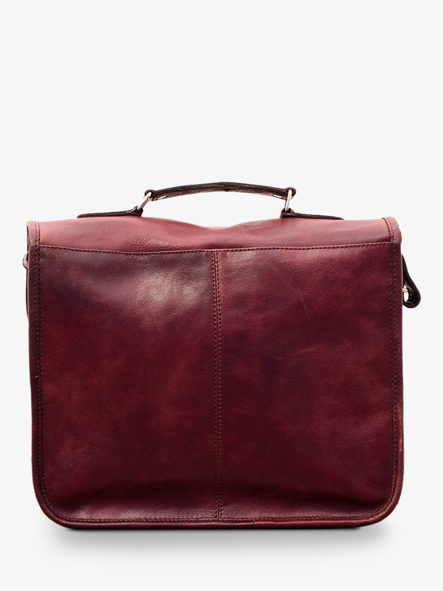 leather document holder Brown LeCartable M Middle Brown PAUL MARIUS