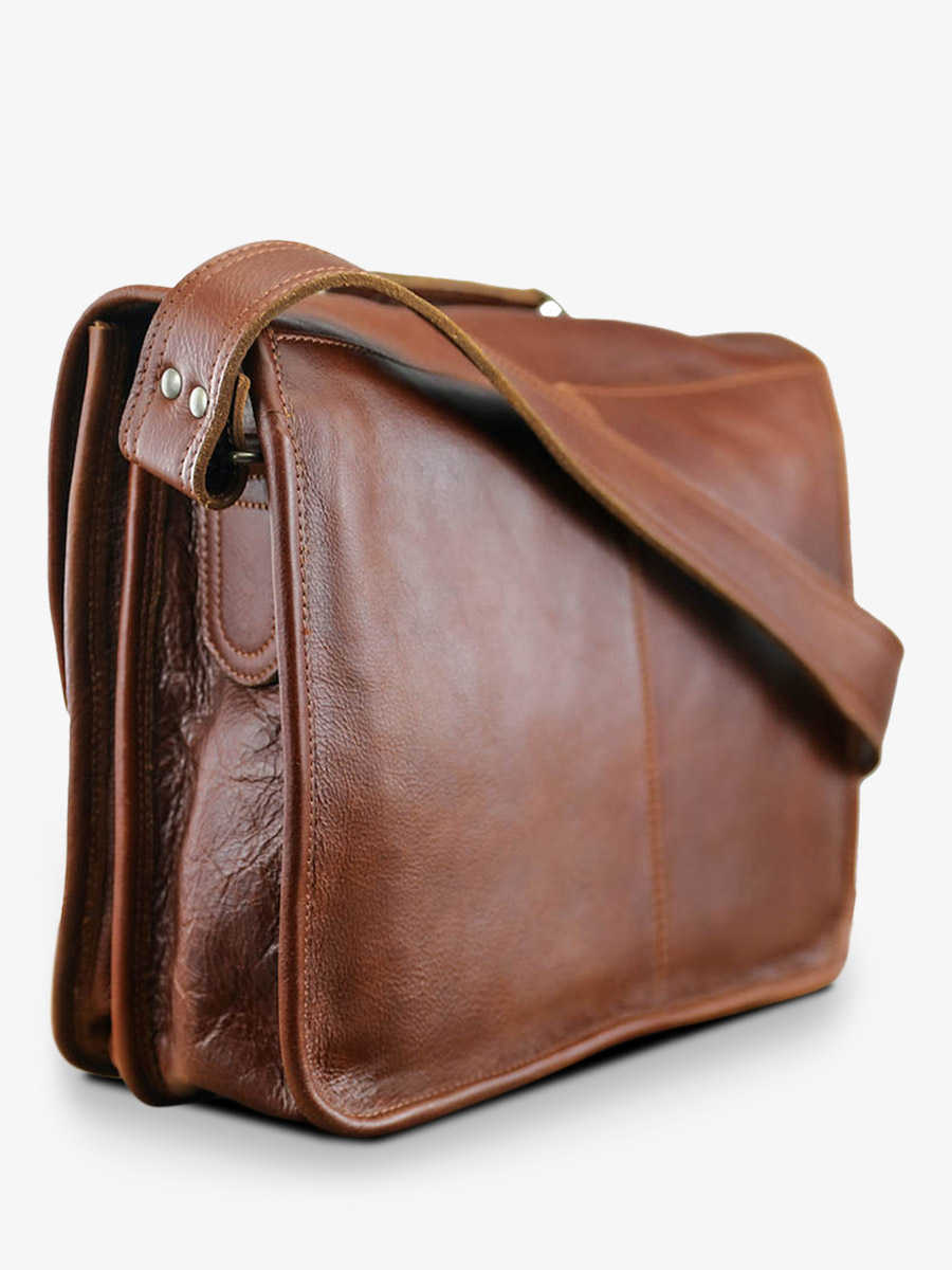 computer sleeve Brown - Housse Ordinateur - 15 pouces Light Brown | PAUL  MARIUS