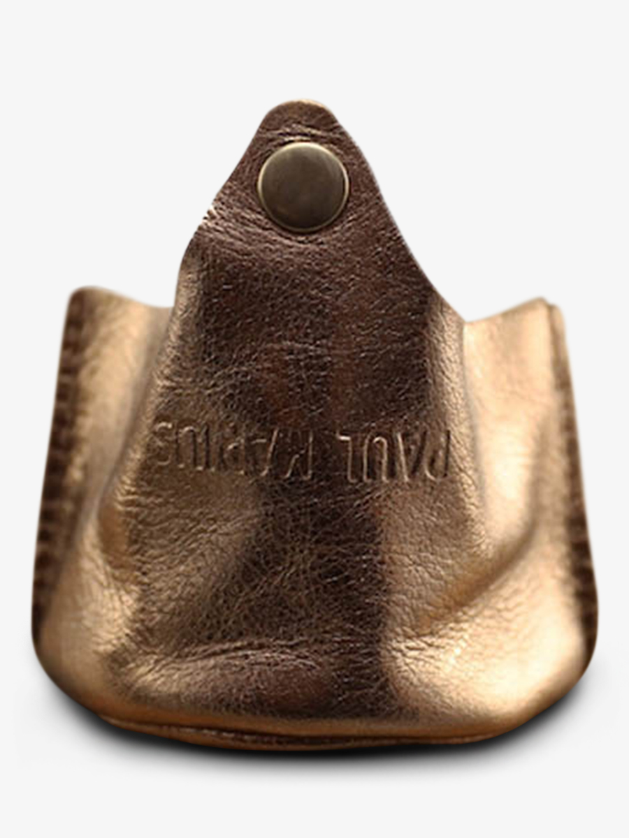 leather purse for men Copper L Escarcelle Copper PAUL MARIUS