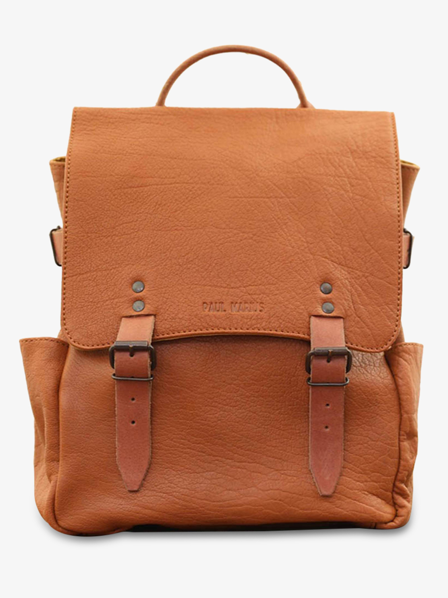 leather-back-pack-beige-front-view-picture-laudacieux-sand-paul-marius-3760125334547