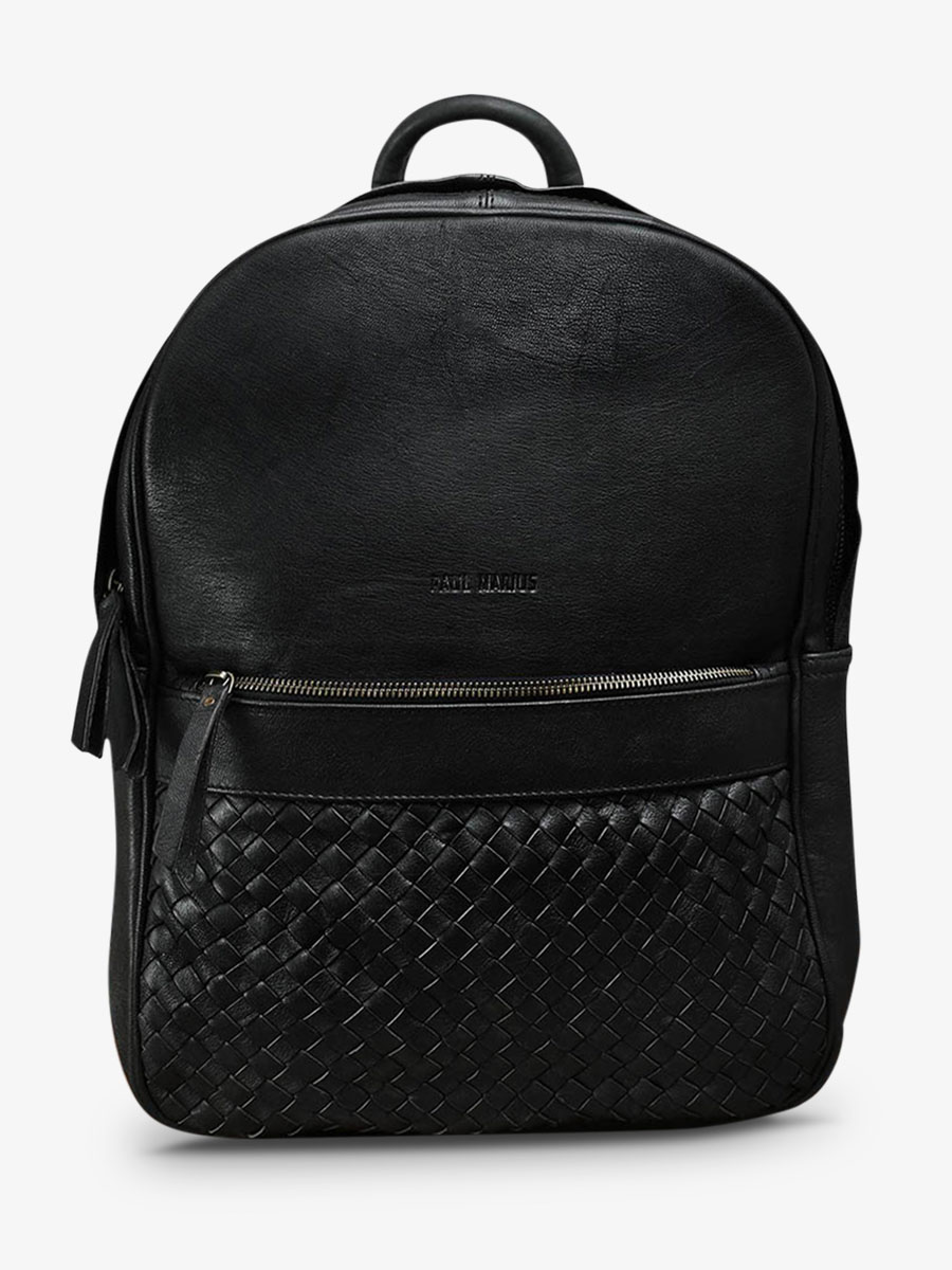 leather back-pack Black - LeBordelais Black | PAUL MARIUS