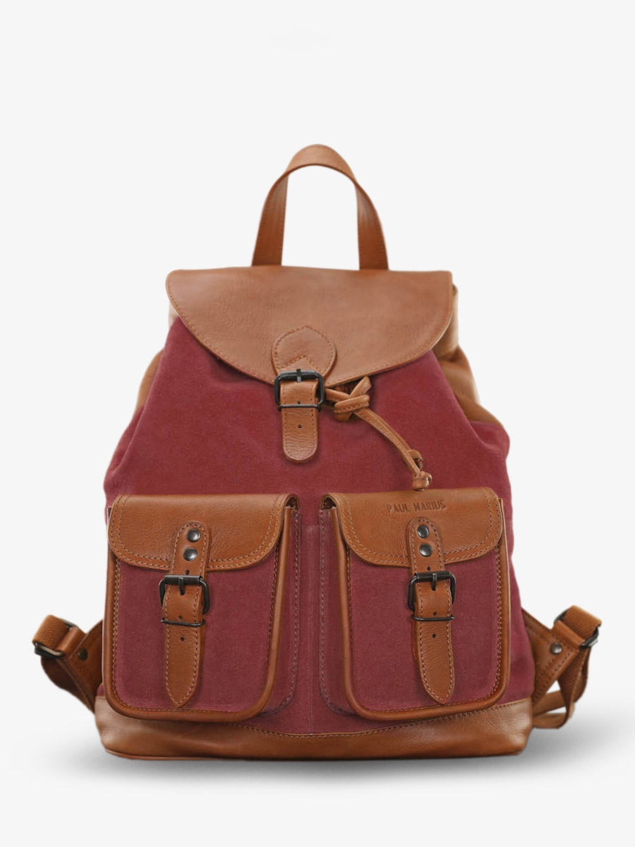 leather-back-pack-brown-purple-front-view-picture-lechampêtre-pampa-light-brown-raisin-paul-marius-3760125348797