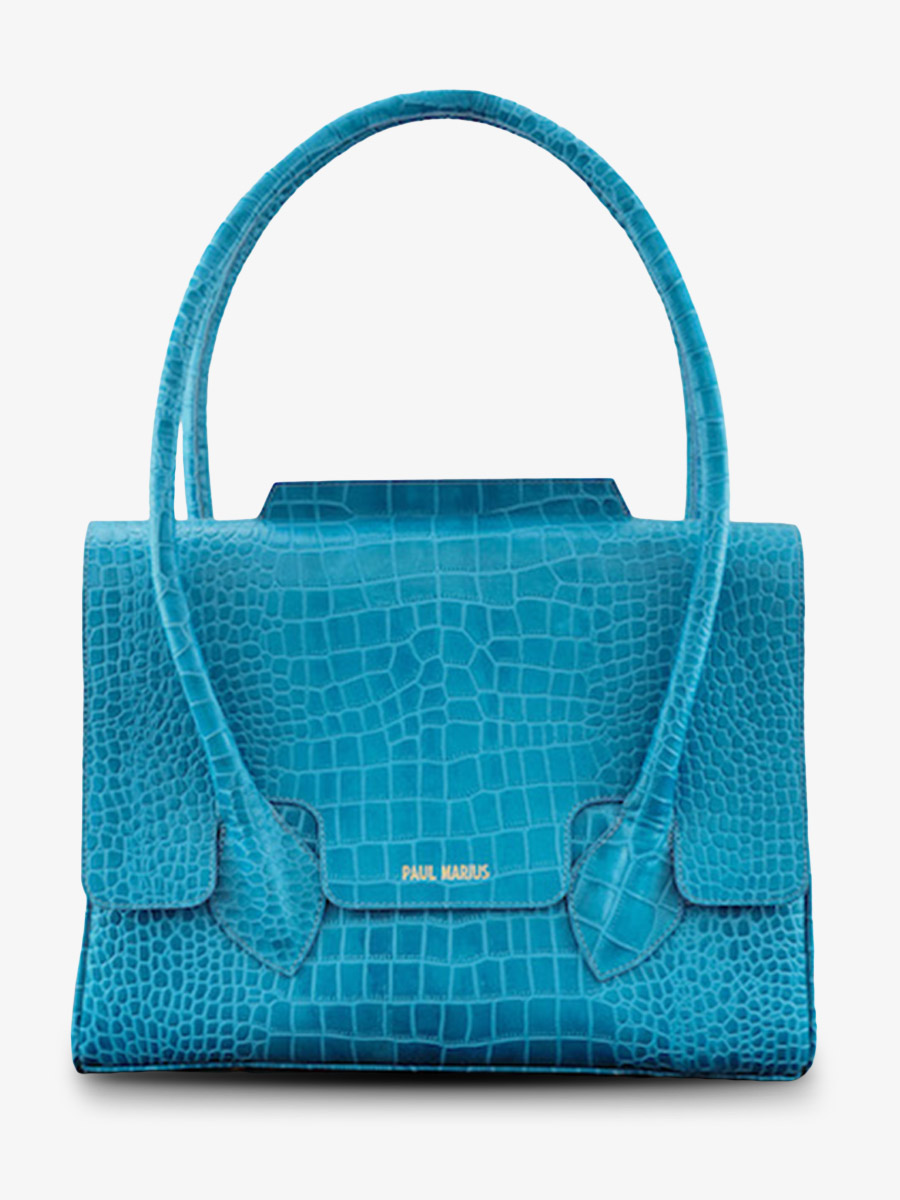 leather-handbag-for-woman-blue-front-view-picture-colette-m-alligator-cocktail-topaz-paul-marius-3760125355825