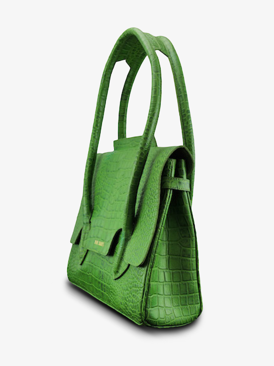 Leather crossbody bag Meli Melo Green in Leather - 24968942