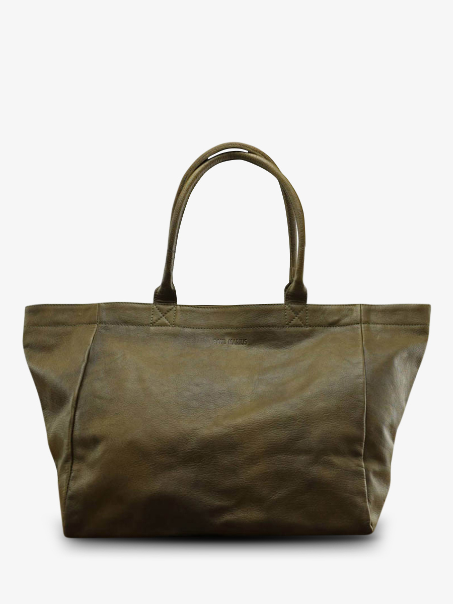 leather-hand-bag-for-woman-khaki-front-view-picture-monpartenaire--m-oily-khaki-paul-marius-3760125336350