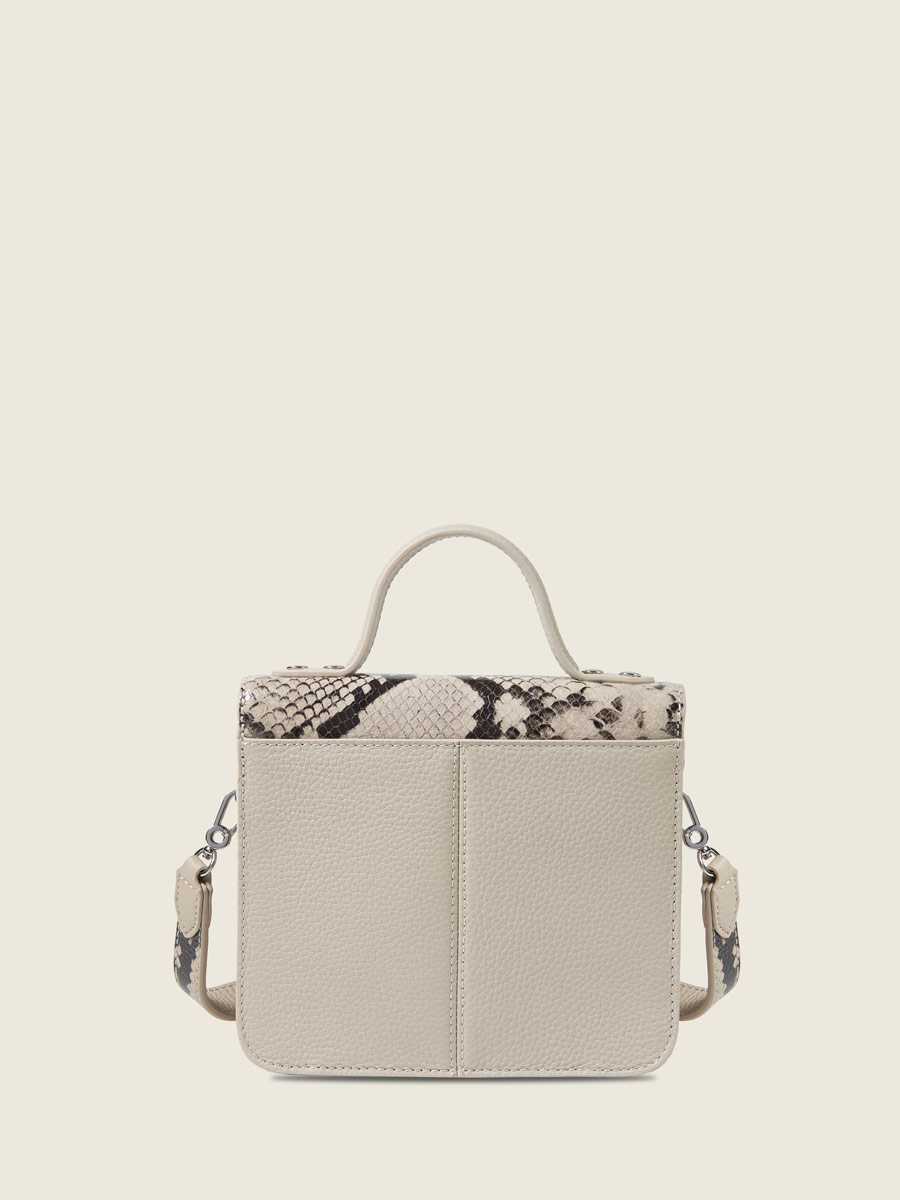 Galet python leather handbag Mademoiselle George XS Python - Galet ambient view