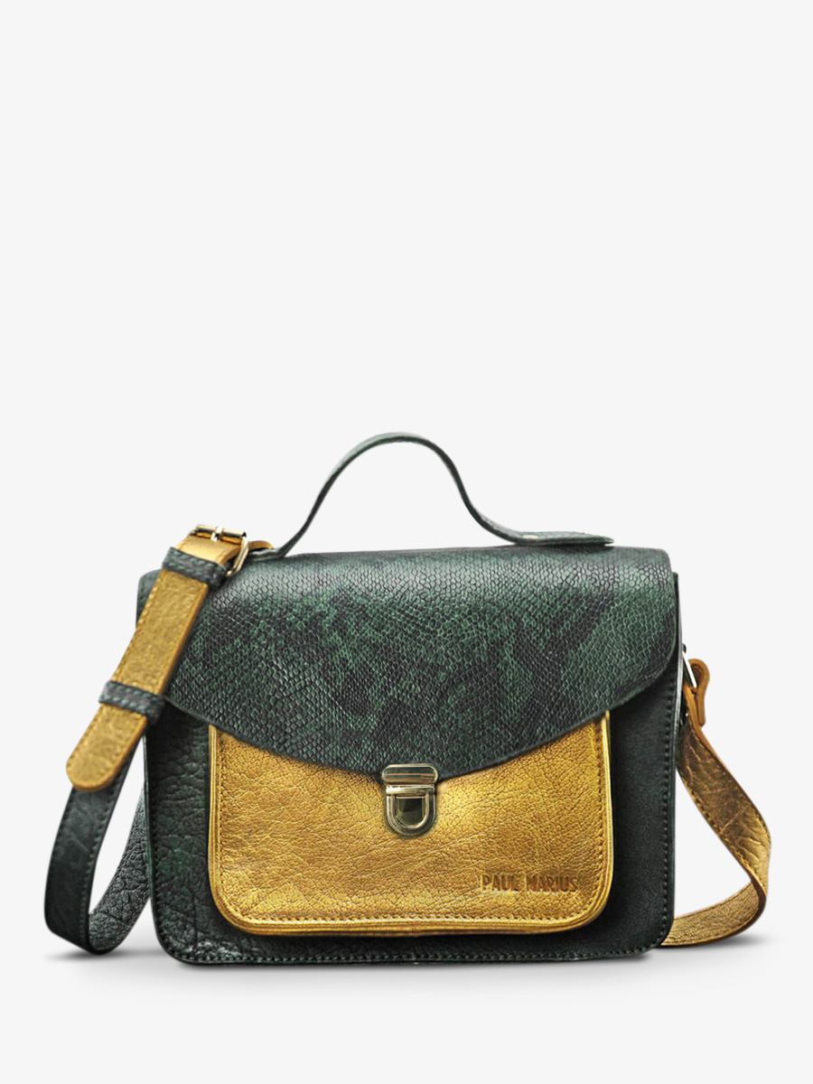 leather hand bag for woman Mademoiselle George Oasis PAUL MARIUS