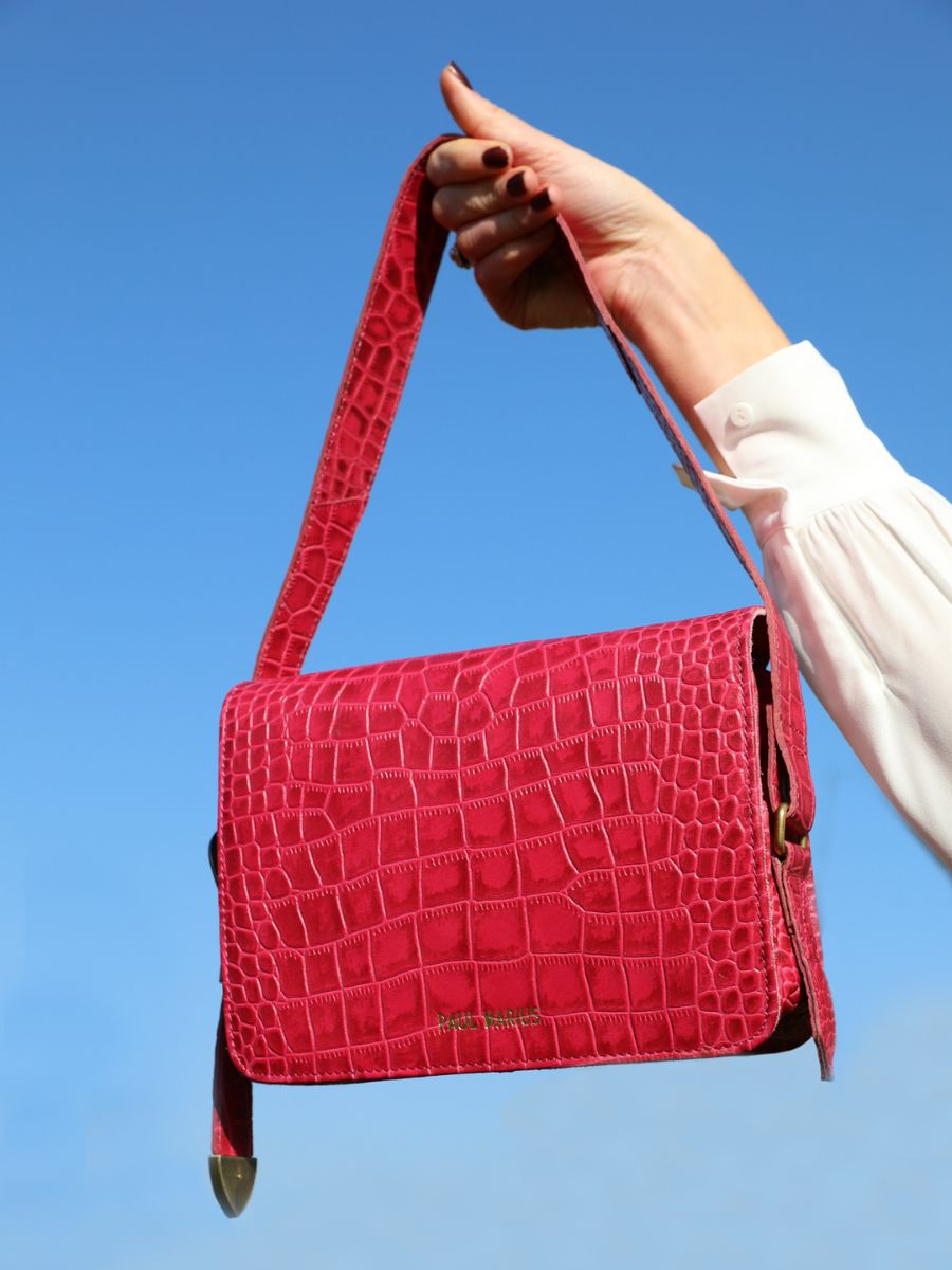 leather-shoulder-bag-for-woman-pink-matter-texture-lebaguette-alligator-cocktail-tourmaline-paul-marius-3760125355771