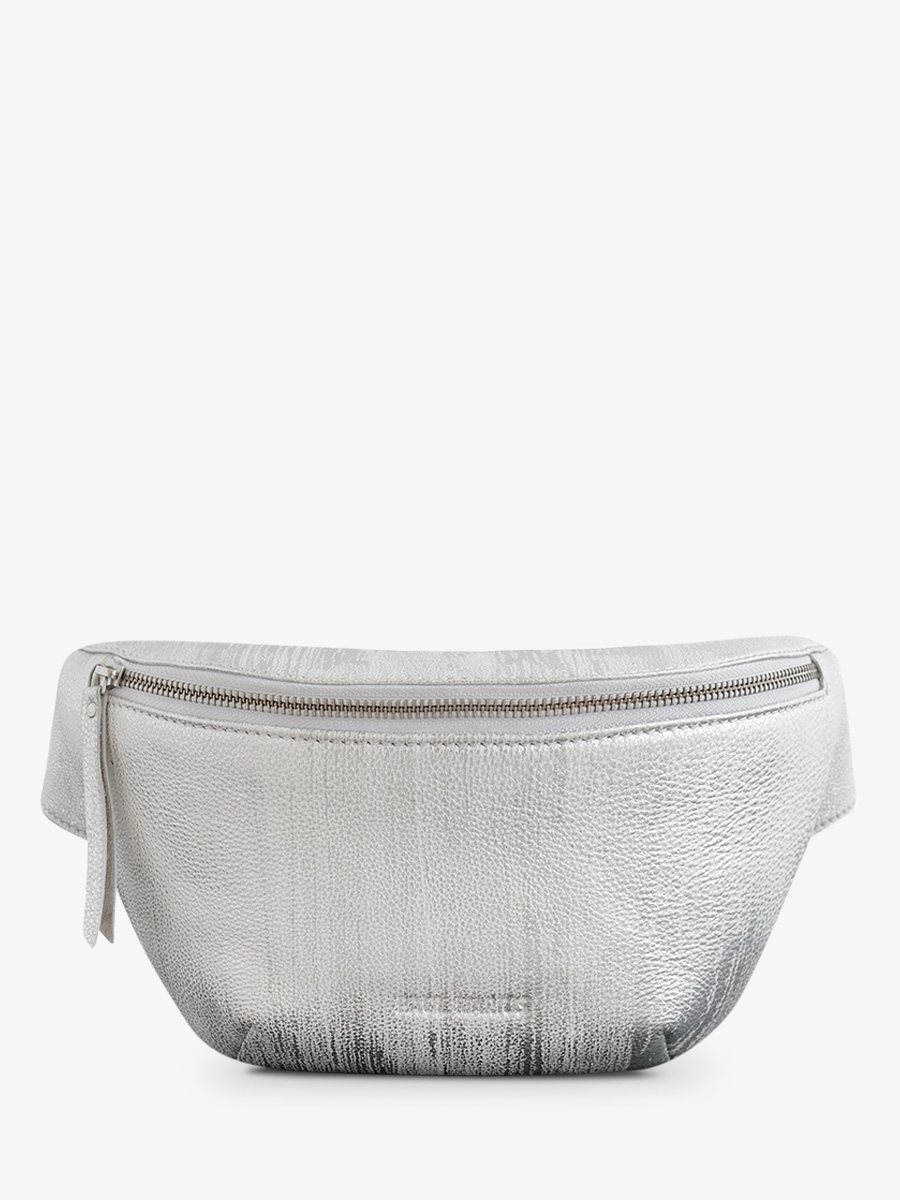 leather-fanny-pack-grey-front-view-picture-labanane-50s-metallic-grey-paul-marius-3760125355573