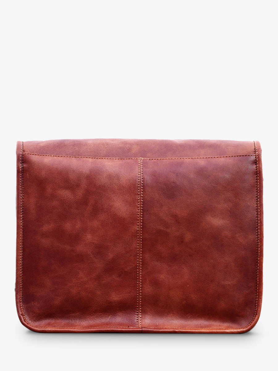business document holder Brown LeMessager L Light Brown PAUL MARIUS