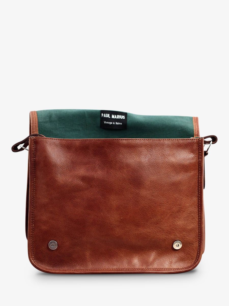business document holder Brown LeMessager M Light Brown PAUL MARIUS