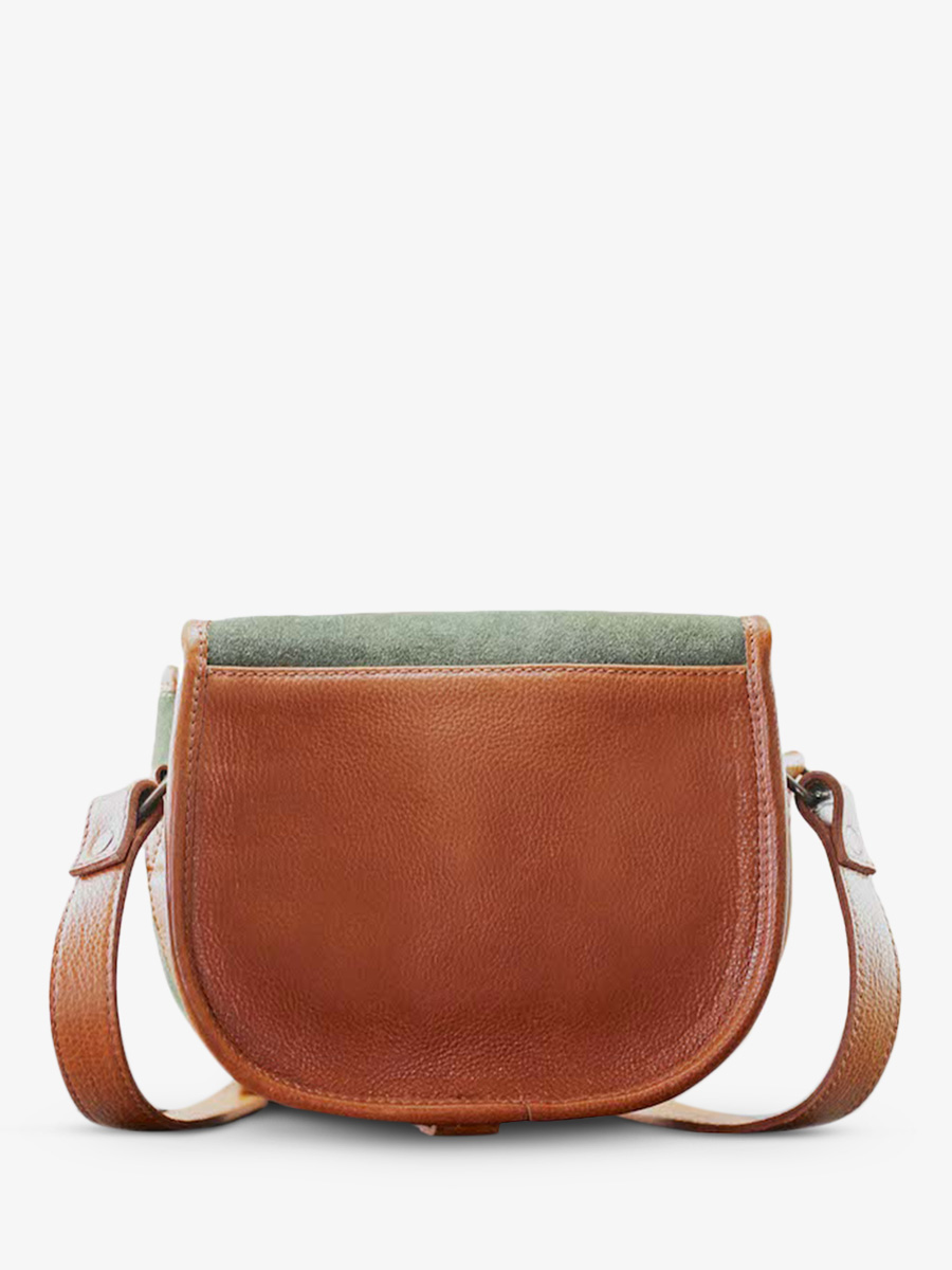 leather-shoulder-bag-for-woman-brown-green-rear-view-picture-lebohemien-pampa-naturel-vert-forêt-green-paul-marius-lebohemien