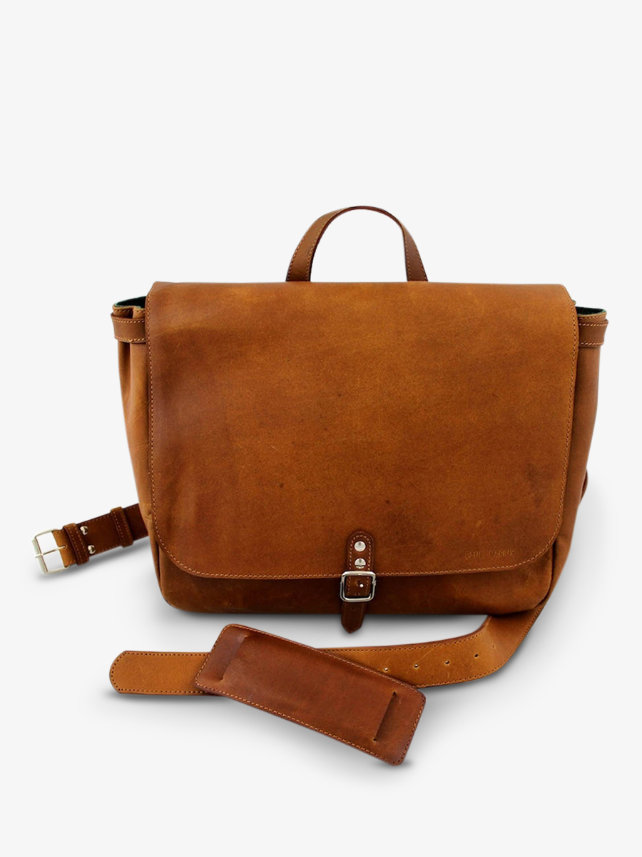 briefcase leather Brown LePostier M Light Brown PAUL MARIUS