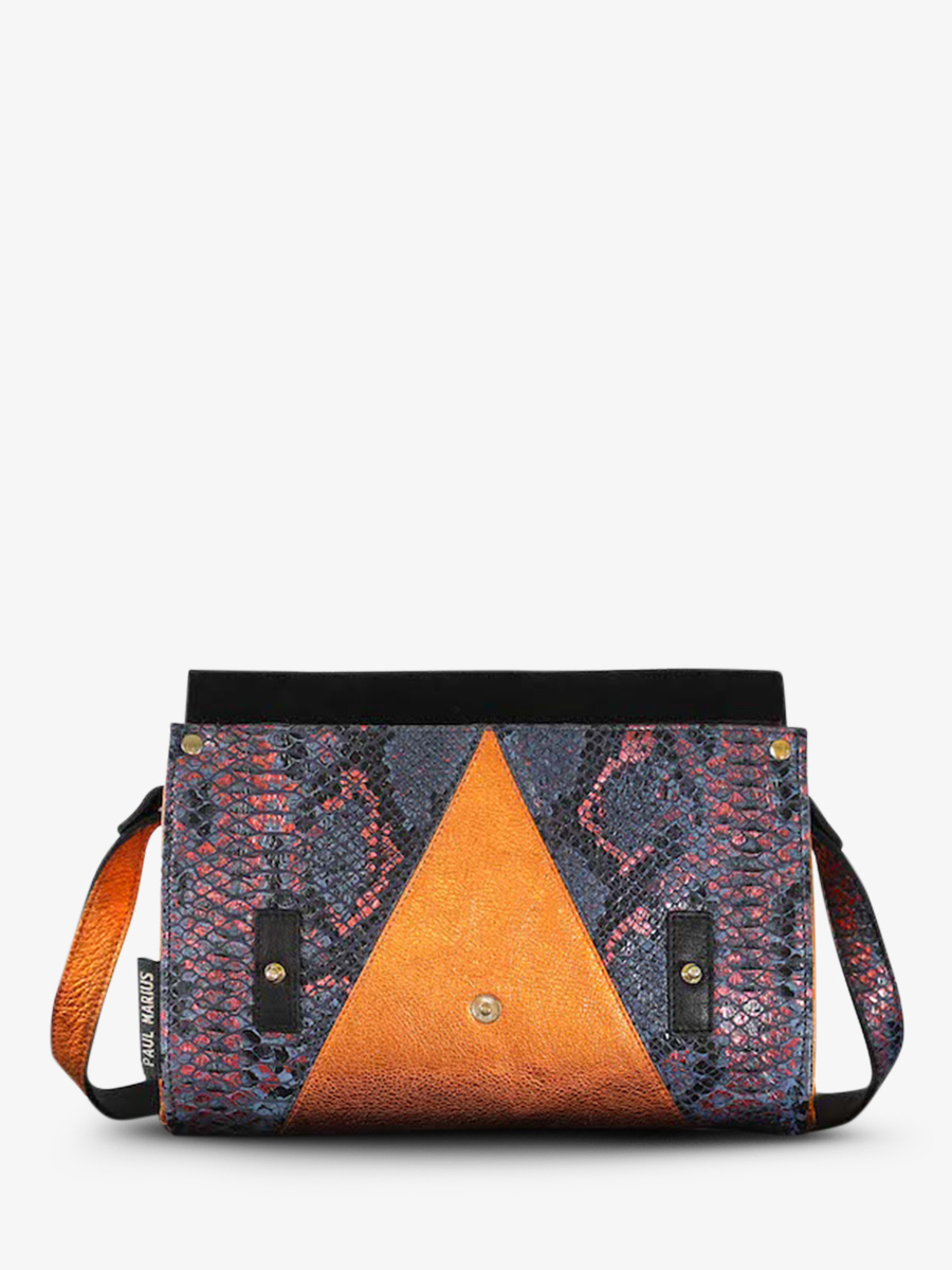 leather-woman-shoulder-bag-blue-orange-interior-view-picture-lindispensable-python-abyss-metallic-orange-paul-marius-3760125348698