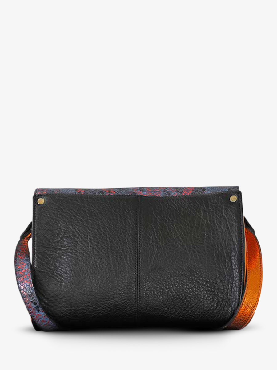 leather-woman-shoulder-bag-blue-orange-rear-view-picture-lindispensable-python-abyss-metallic-orange-paul-marius-3760125348698