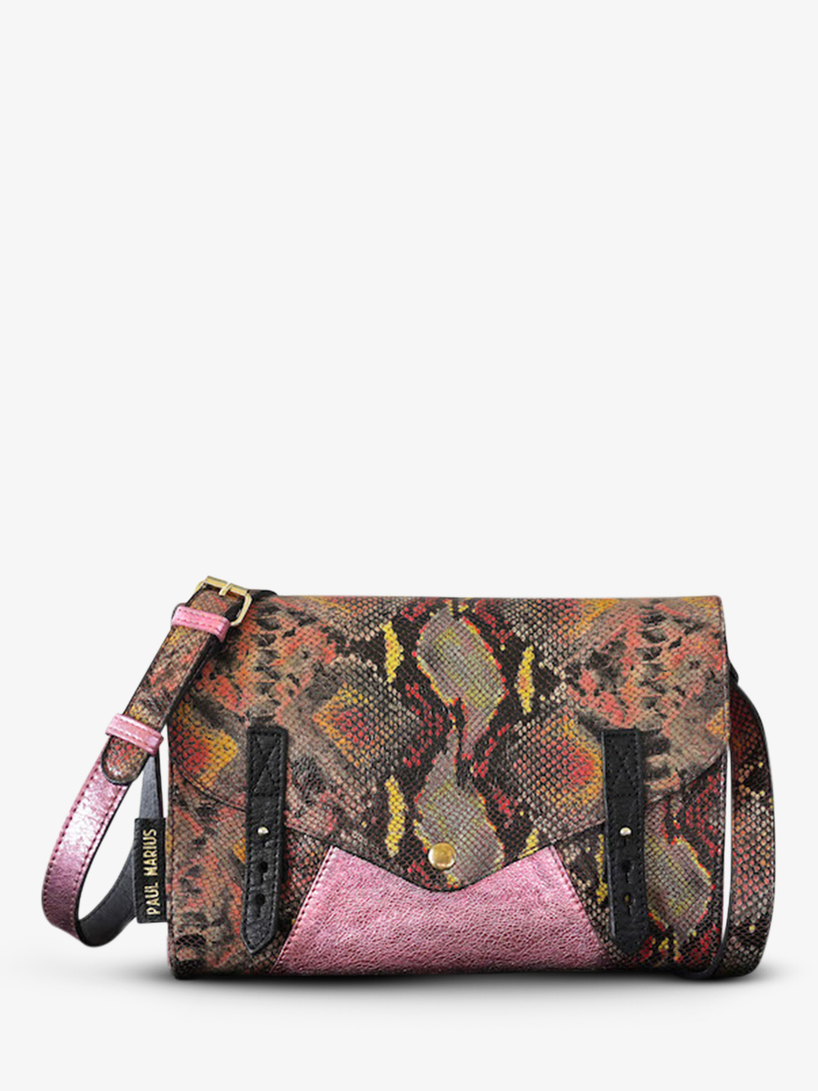 leather-woman-shoulder-bag-red-pink-front-view-picture-lindispensable-python-magma-metallic-pink-paul-marius-3760125348735