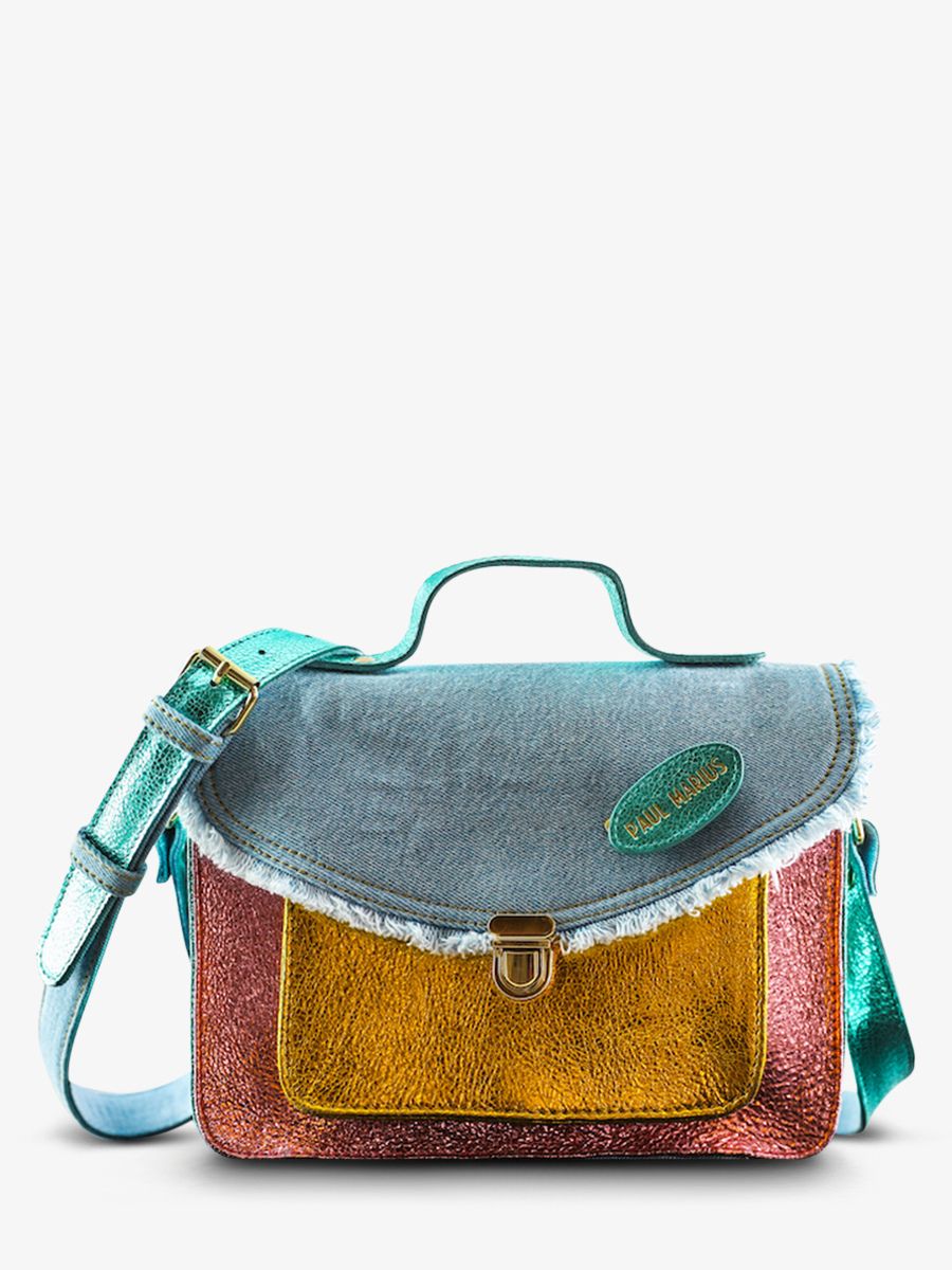 leather hand bag for woman Mademoiselle George PAUL MARIUS