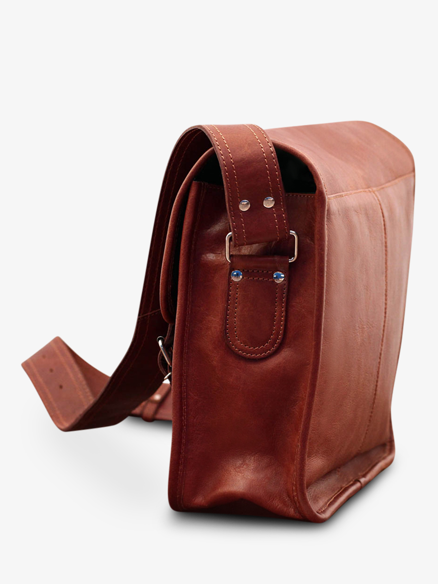 Brown Leather Document Holder LaSacoche M Light Brown PAUL MARIUS