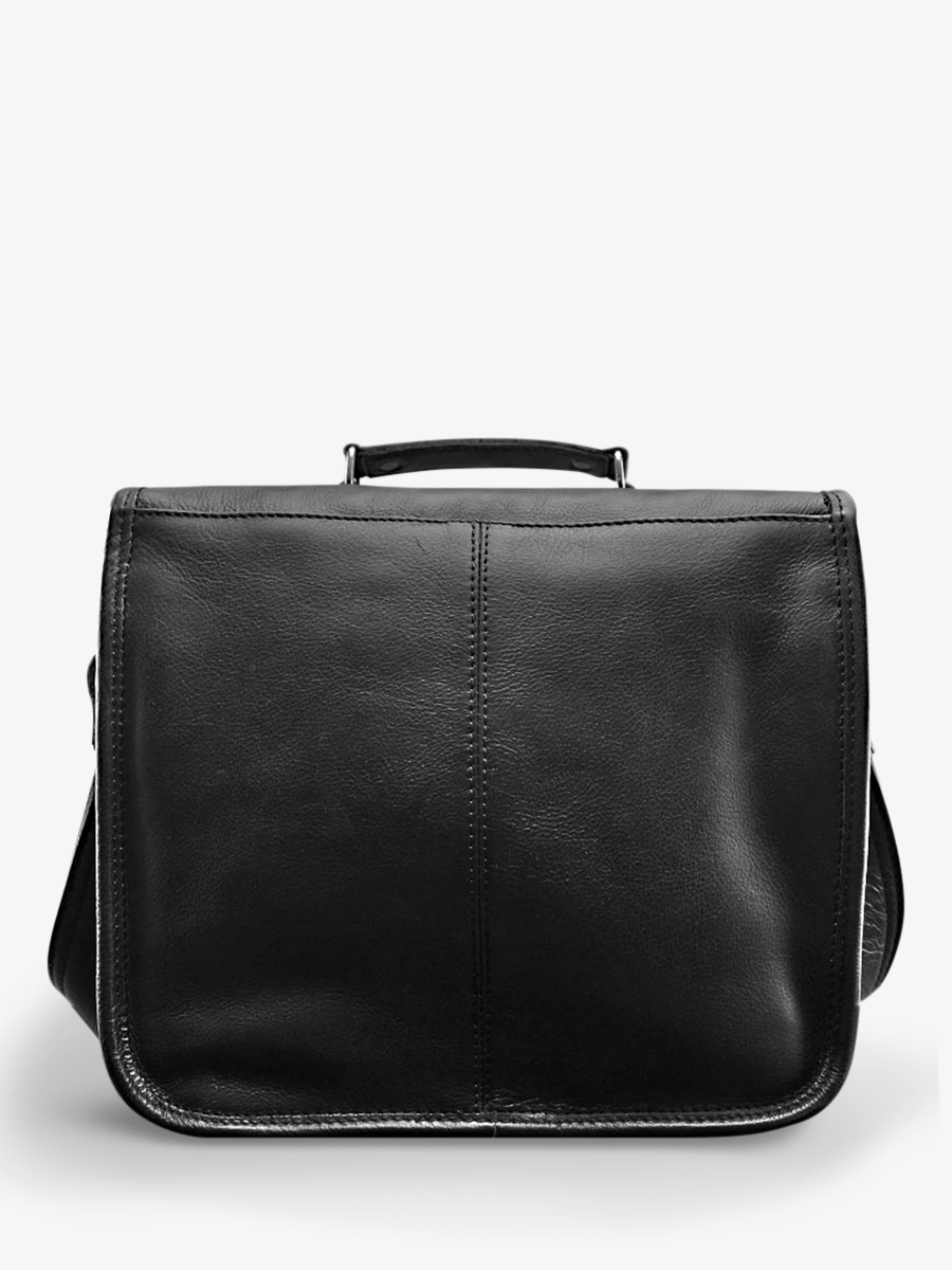 leather document holder Black LeCartable S Black PAUL MARIUS