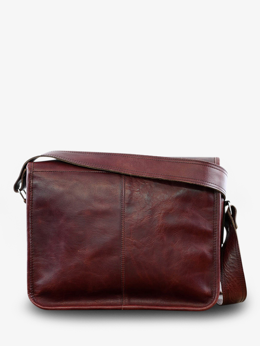 Brown Leather Document Holder LaSacoche M Middle Brown PAUL MARIUS